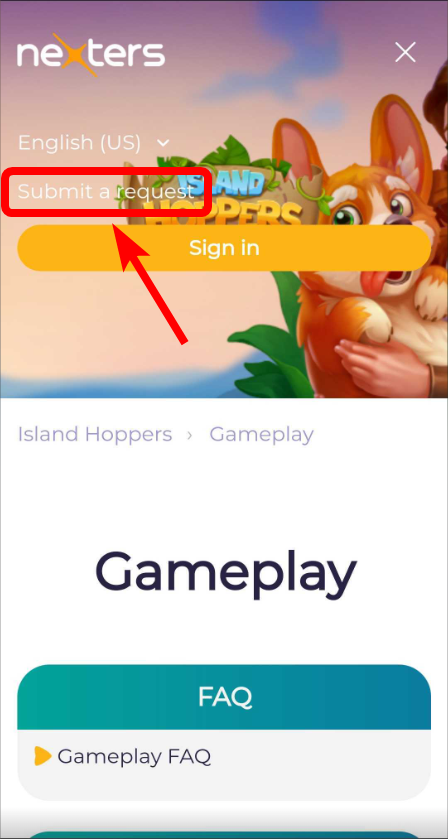 How do I contact Support if I can’t open the game? Island Hoppers